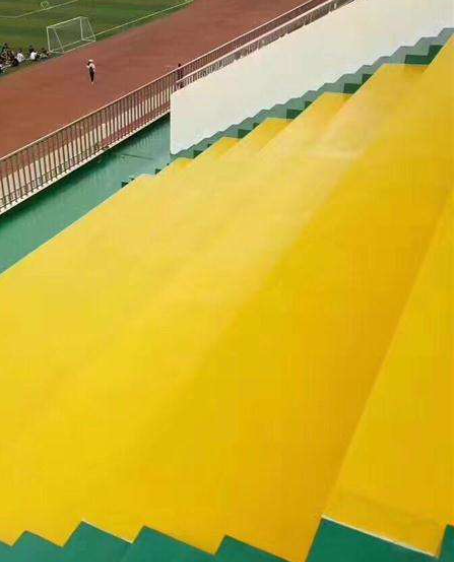 静海球场台阶翻新修补改造